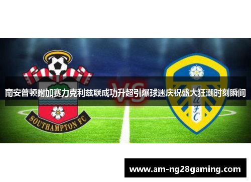 南安普顿附加赛力克利兹联成功升超引爆球迷庆祝盛大狂潮时刻瞬间 南安普顿附加赛力克利兹联成功升超引爆球迷庆祝盛大狂潮时刻瞬间